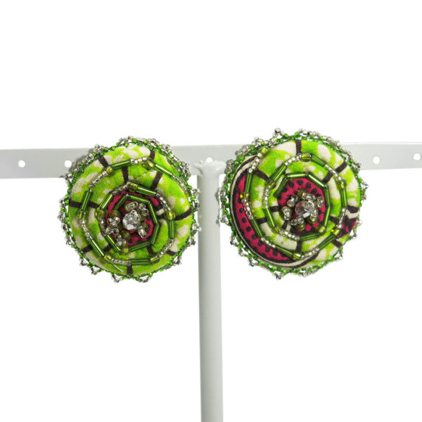 Vintage Shinelle – African Fabric Earrings