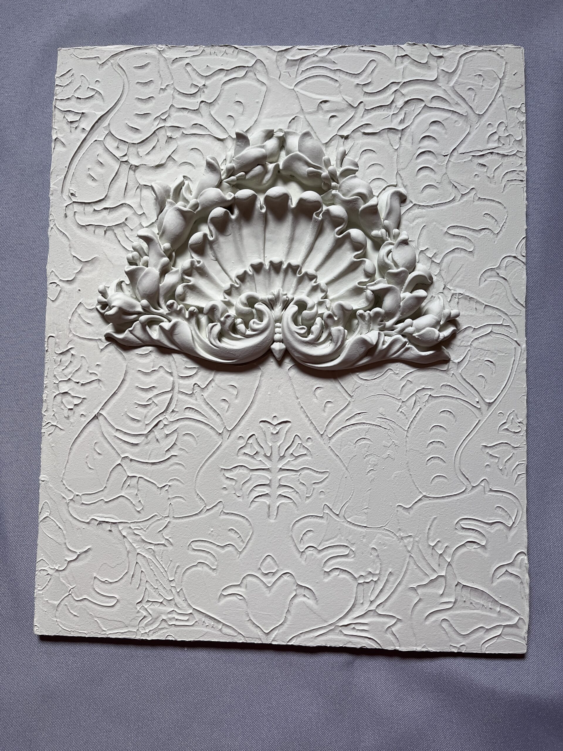 Hand-Finished Decorative Relief Panel | Lean-Against Mantel Accent - Image 9