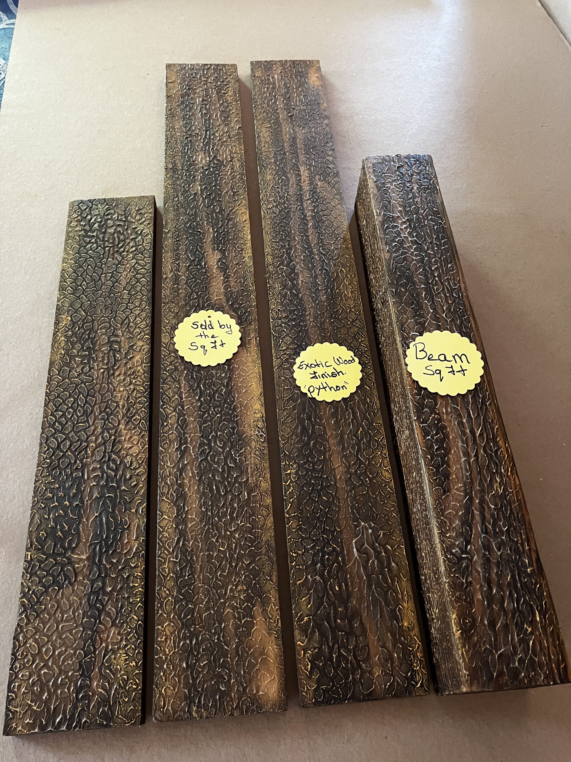 Python Exotic Wood Finish | Textured Wood Wall Planks - Image 9