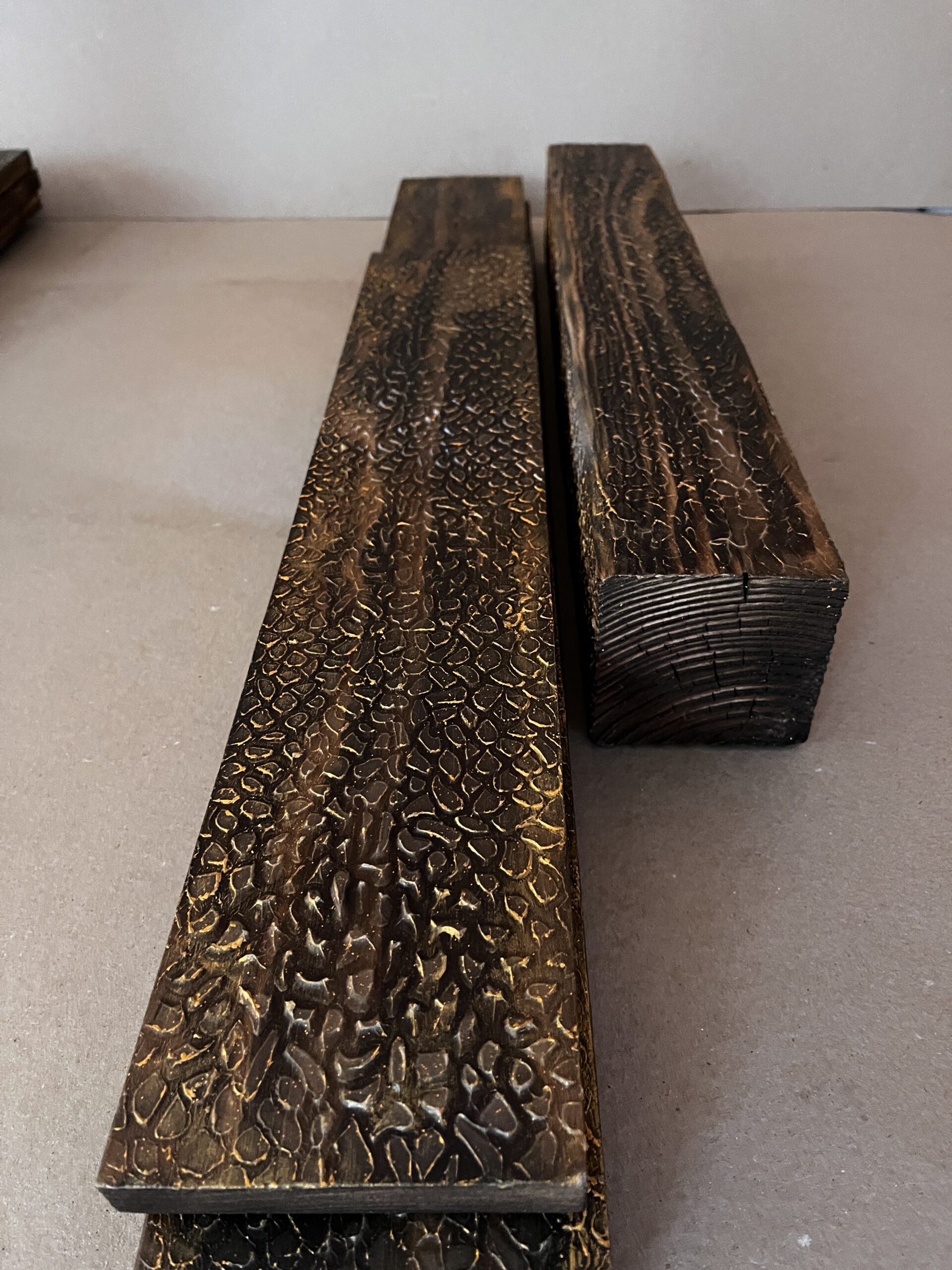 Python Exotic Wood Finish | Textured Wood Wall Planks - Image 12